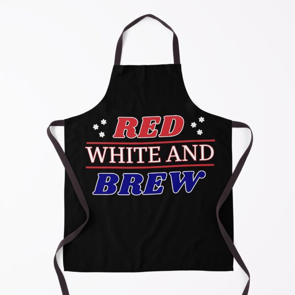 Item preview, Red White and Brew 4th of July Typographic US Independency Funny Design designed and sold by Raise2Shine.