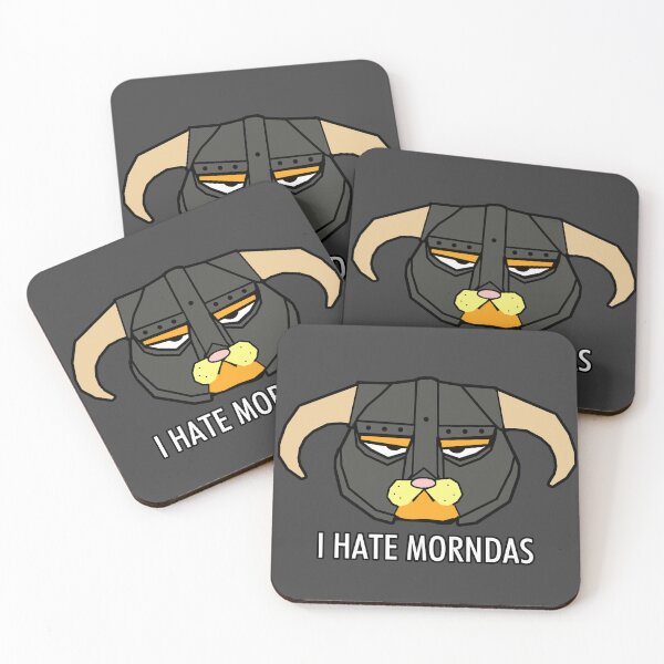 Item preview, I Hate Morndas designed and sold by The Vulture's Roost.