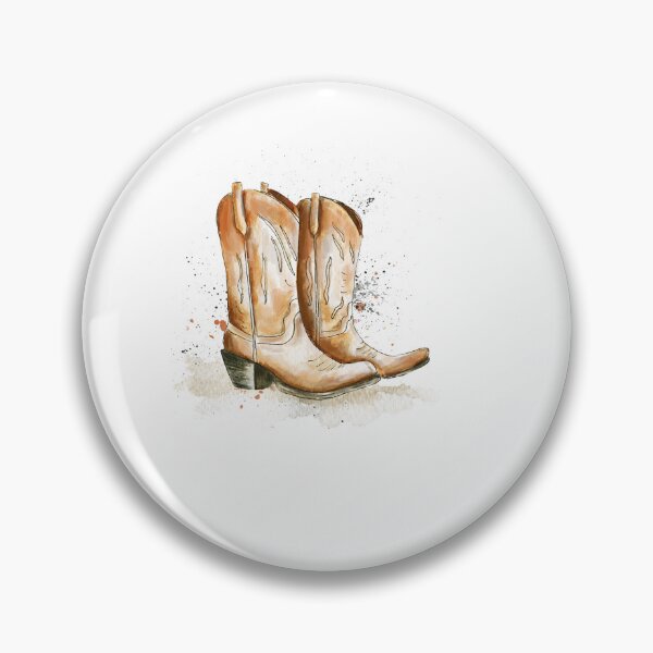 Item preview,   Cowboy boots..watercolor illustration designed and sold by hjstudioo.