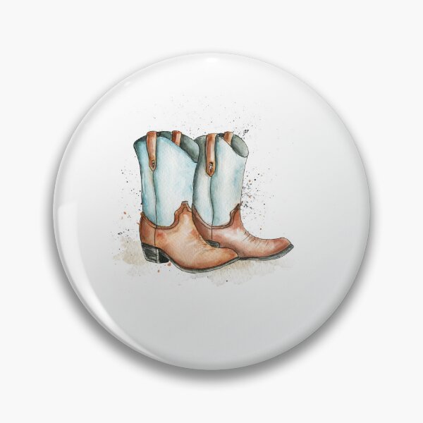 Item preview,    Cowboy boots..watercolor illustration designed and sold by hjstudioo.
