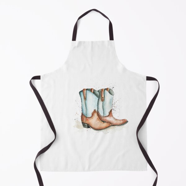 Item preview, Cowboy boots..watercolor illustration designed and sold by hjstudioo.