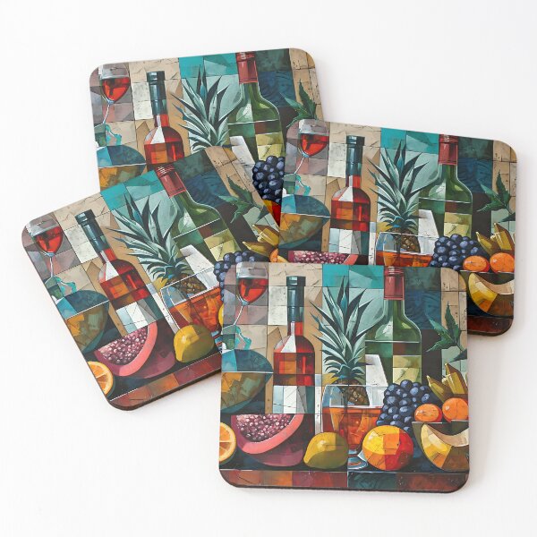 Item preview, Fruit And Wine - Cubism designed and sold by KootenayDesigns.