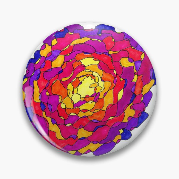 Item preview, Colorful Endless Swirls Flower of Serenity (640410) designed and sold by Heiter und Gelassen.