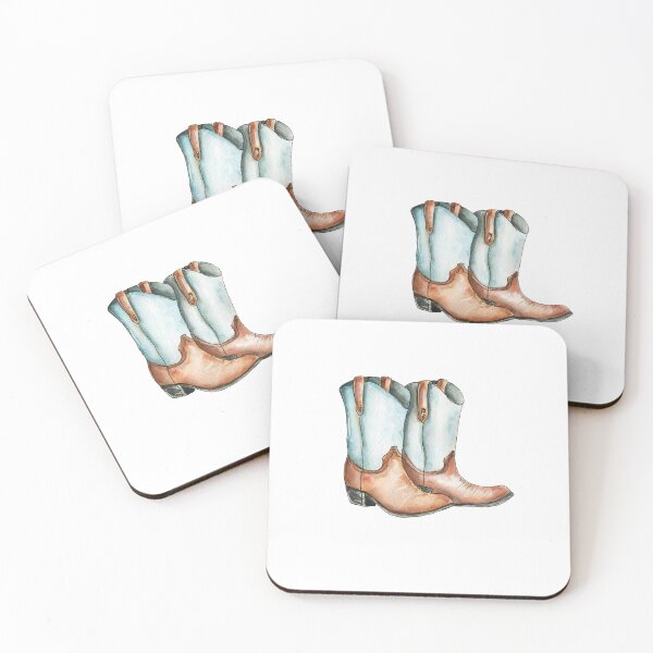 Item preview,  Cowboy boots..watercolor illustration designed and sold by hjstudioo.
