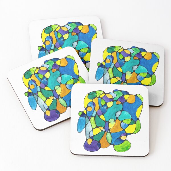 Item preview, Endless circle of serenity with watercolors (640308) designed and sold by Heiter und Gelassen.
