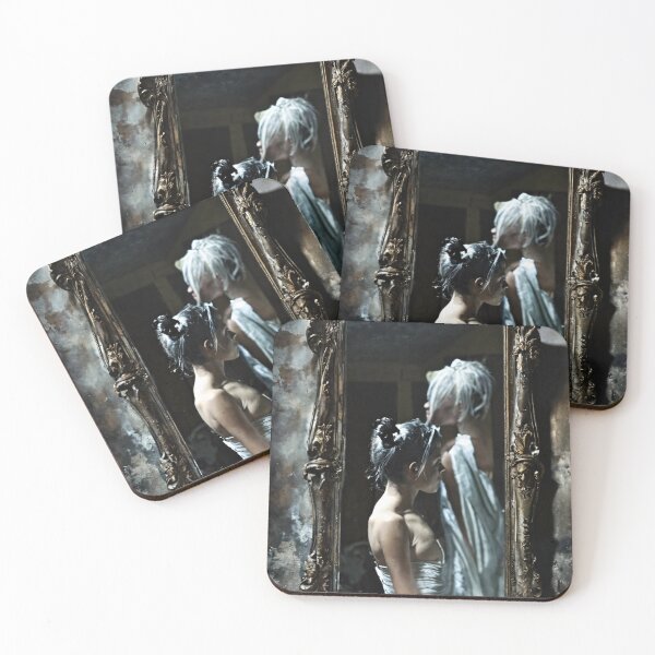 Item preview, looking glass, the reverse side of the mirror, art designed and sold by DonnaBlankaArt.