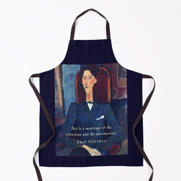 Item preview, Jean Cocteau quote: Art is a marriage of the conscious and the unconscious. designed and sold by artbleed.