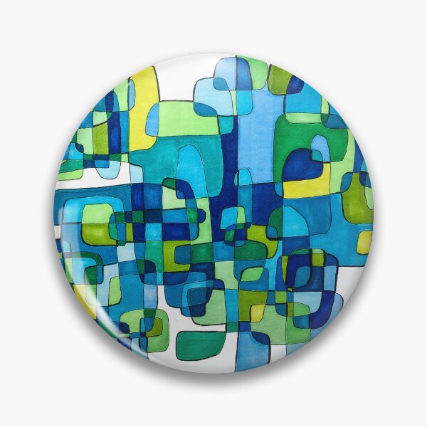 Item preview, Colorful Endless Rectangle Swirls of Serenity (640306) designed and sold by Heiter und Gelassen.