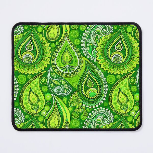Item preview, Emerald Paisley Enchantment designed and sold by Alahchin Art.