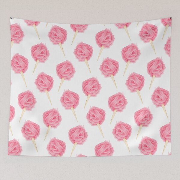 Item preview, Pink Cotton Candy Pattern - White designed and sold by Kelly  Gilleran.
