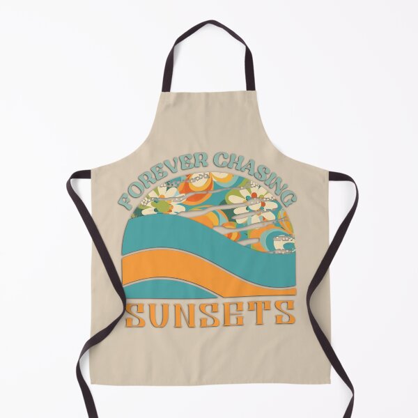 Item preview, Retro Floral "Forever Chasing Sunsets" designed and sold by bizbostudio.