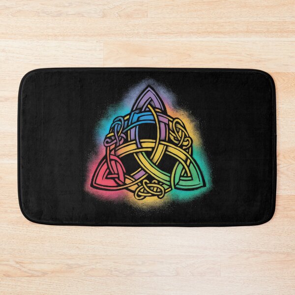 Item preview, The Triquetra Celtic Symbol with Colour Splash Design designed and sold by CELTIC-DESIGNS.