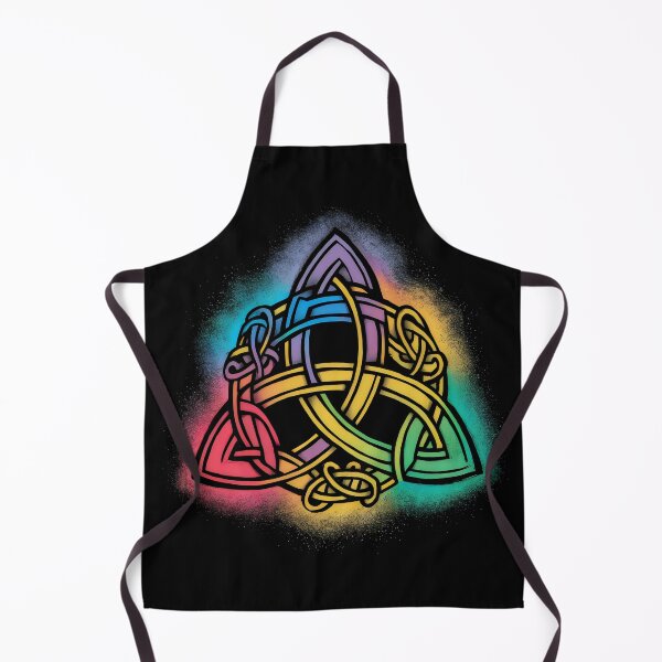 Item preview, The Triquetra Celtic Symbol with Colour Splash Design designed and sold by CELTIC-DESIGNS.