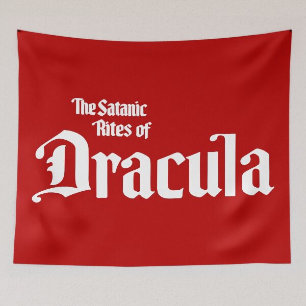 Artikelvorschau, Die satanischen Riten von Dracula - Hammer Horror - Weiß entworfen und verkauft von ABSTRACT-IVISM.