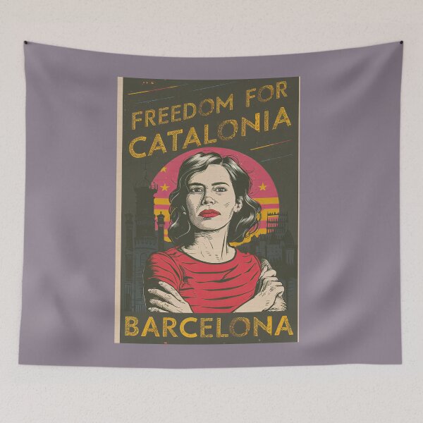Item preview, Barcelona Poster designed and sold by Pixel-Lair.