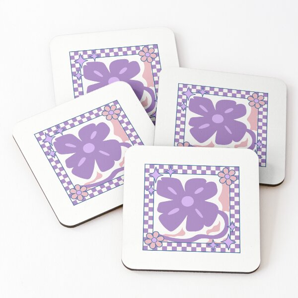Item preview, Retro Geometric Pattern Groovy y2k 80s Trendy Flower T-shirt Sticker designed and sold by ThinkNature!.