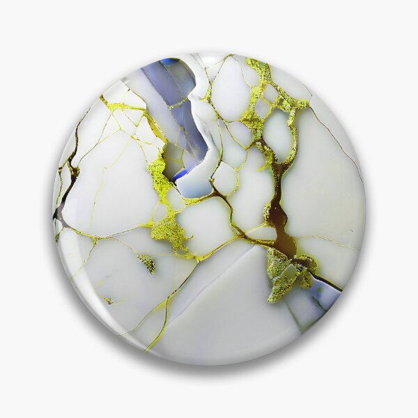 Item preview, Marble Abstract Design - Marble IMAGE PRINT ONLY - White Blue Yellow Decor designed and sold by Beachy.