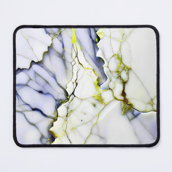 Item preview, Marble Abstract Design - Marble IMAGE PRINT ONLY - White Blue Yellow Decor designed and sold by Beachy.