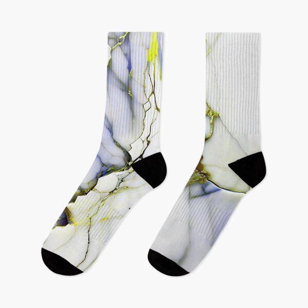 Item preview, Marble Abstract Design - Marble IMAGE PRINT ONLY - White Blue Yellow Decor designed and sold by Beachy.