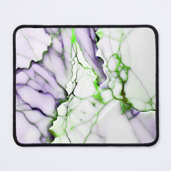 Item preview, Marble Abstract Design - Marble IMAGE PRINT ONLY - White Violet Lime Decor designed and sold by Beachy.