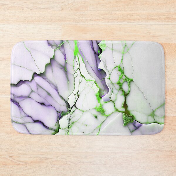 Item preview, Marble Abstract Design - Marble IMAGE PRINT ONLY - White Violet Lime Decor designed and sold by Beachy.