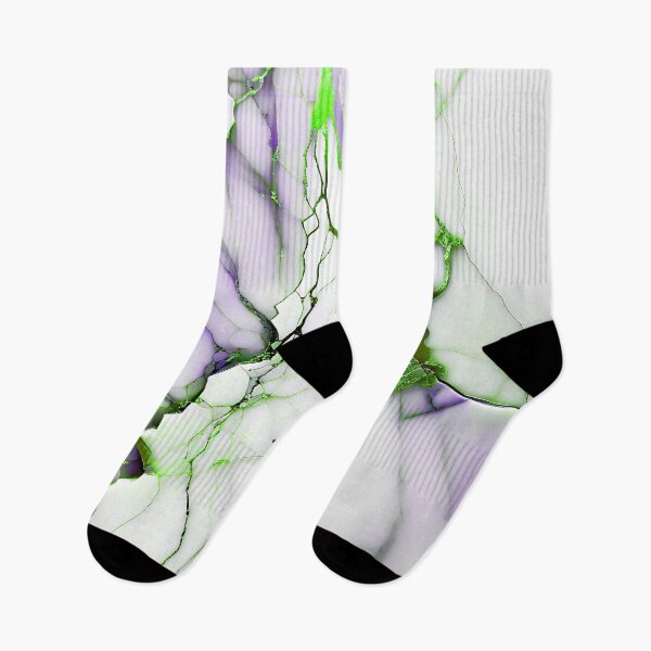 Item preview, Marble Abstract Design - Marble IMAGE PRINT ONLY - White Violet Lime Decor designed and sold by Beachy.