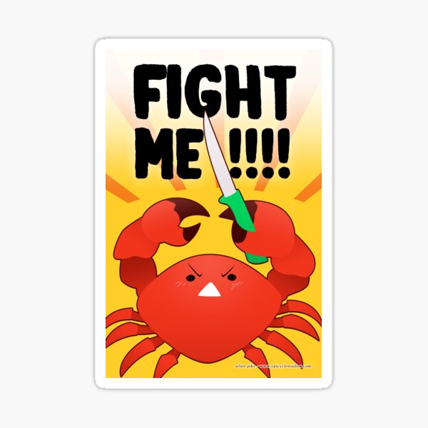 CRAB BATTLE Sticker