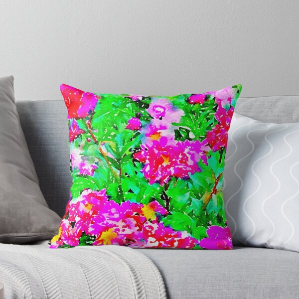 Item preview, Digital watercolor of peonies in the Parc Bagatelle, Paris  designed and sold by ricoflinn.