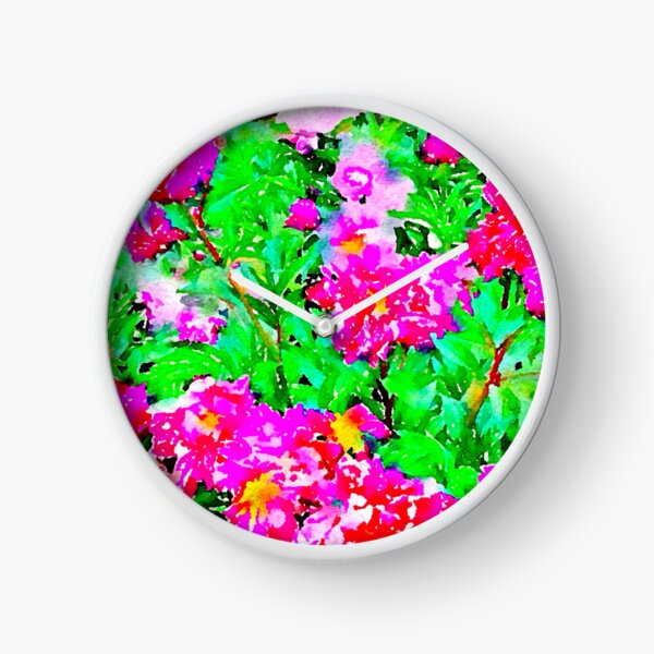 Item preview, Digital watercolor of peonies in the Parc Bagatelle, Paris  designed and sold by ricoflinn.