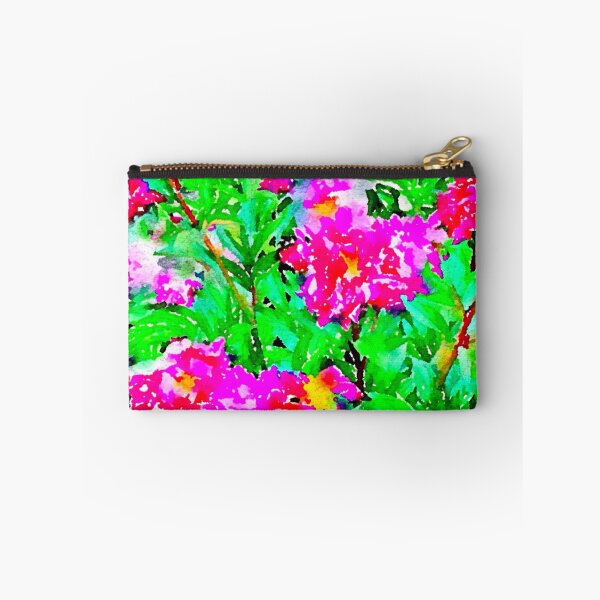 Item preview, Digital watercolor of peonies in the Parc Bagatelle, Paris designed and sold by ricoflinn.