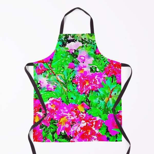 Item preview, Digital watercolor of peonies in the Parc Bagatelle, Paris designed and sold by ricoflinn.