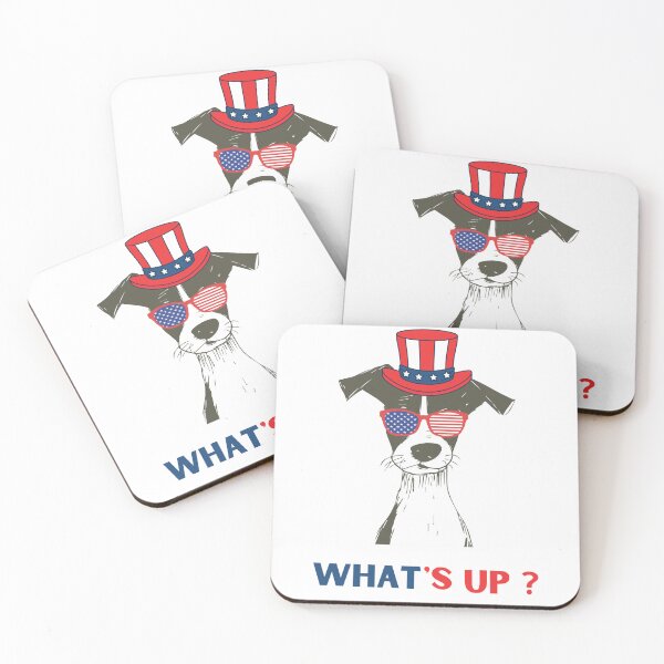 Item preview, Funny dog Say : What's up ? designed and sold by Abdelillah10.