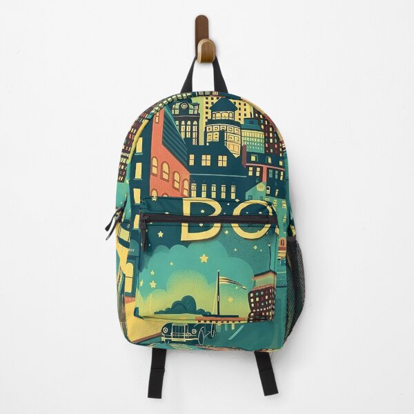 Item preview, Boston City Art Vintage Boston Poster designed and sold by nomiraclehere.