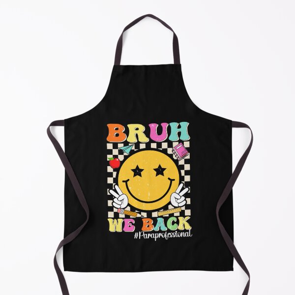 Item preview, Bruh We Back Para Back to School Paraprofessional Groovy designed and sold by clothesy7.