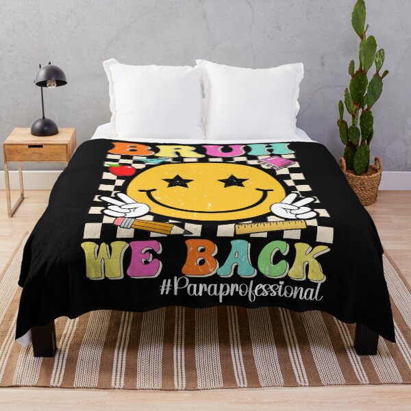 Item preview, Bruh We Back Para Back to School Paraprofessional Groovy designed and sold by clothesy7.