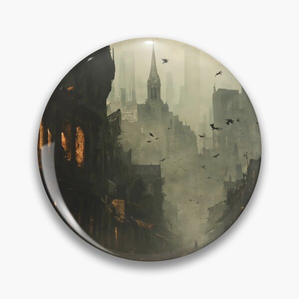 Item preview, plague city, art, devastation, epidemic designed and sold by DonnaBlankaArt.