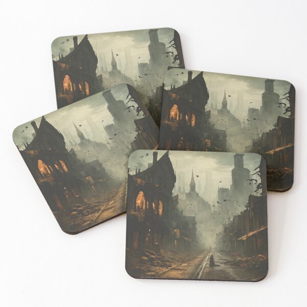 Item preview, plague city, art, devastation, epidemic designed and sold by DonnaBlankaArt.