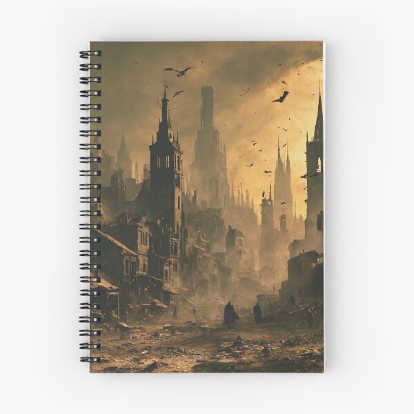 Item preview, plague city, art, devastation, epidemic designed and sold by DonnaBlankaArt.