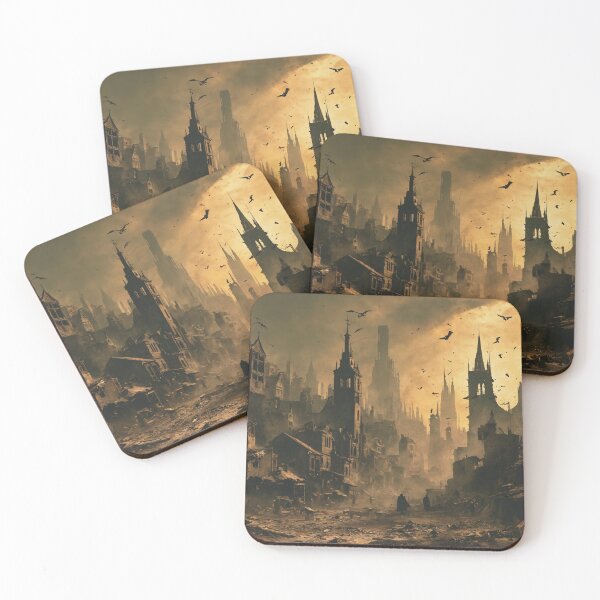 Item preview, plague city, art, devastation, epidemic designed and sold by DonnaBlankaArt.