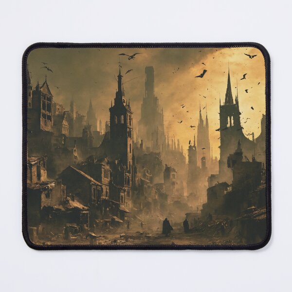Item preview, plague city, art, devastation, epidemic designed and sold by DonnaBlankaArt.
