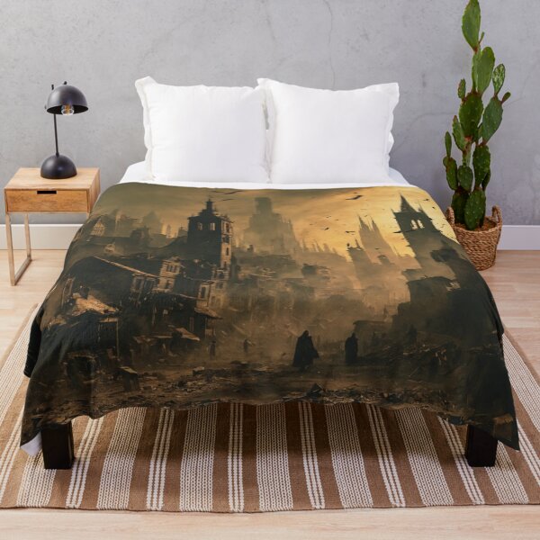 Item preview, plague city, art, devastation, epidemic designed and sold by DonnaBlankaArt.