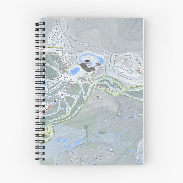 Item preview, Wisp Resort Trail Map designed and sold by Mapsynergy.