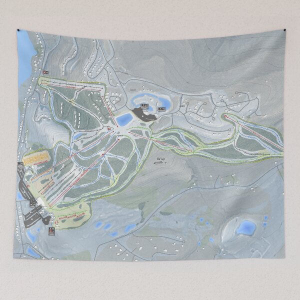Item preview, Wisp Resort Trail Map designed and sold by Mapsynergy.