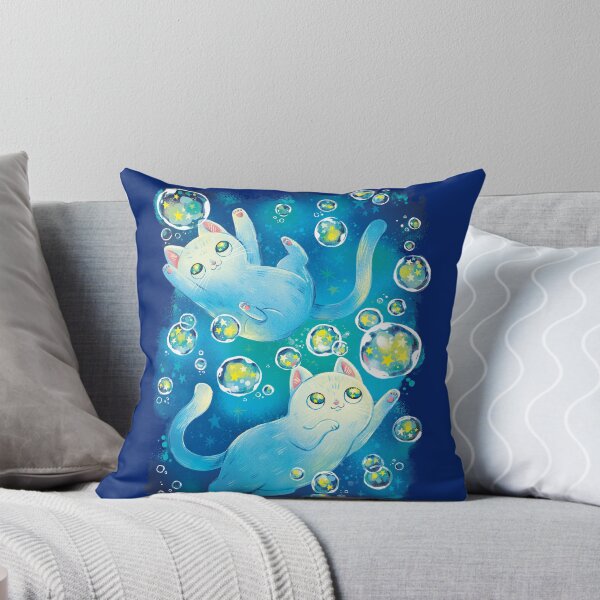 Item preview, Cats Playing With Magical Bubbles  designed and sold by michelledraws.