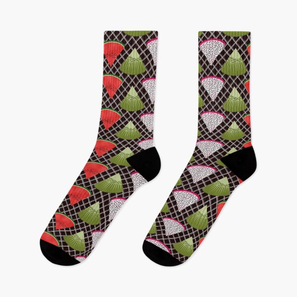 Item preview, Watermelon, Kiwi, Dragon Fruit Stripes designed and sold by MerryMakewell.