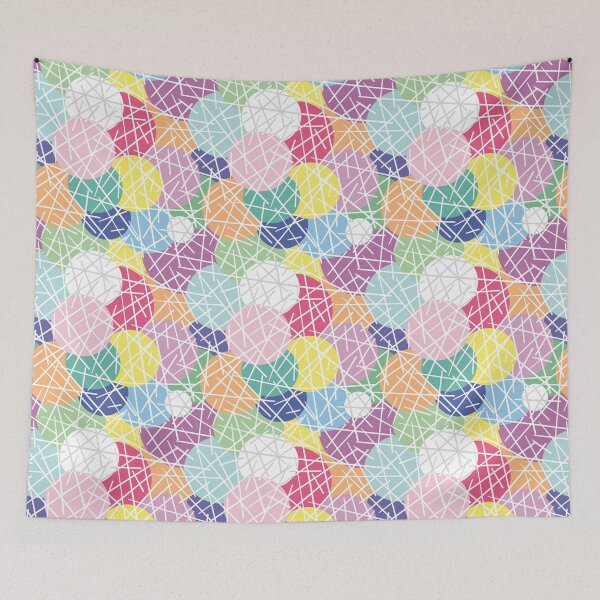 Item preview, Sticks on Colorful Circles Pattern designed and sold by AriLady.