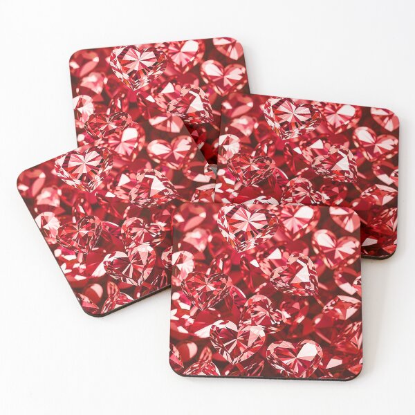 Item preview, Red Crystal Hearts Diamond designed and sold by Bunmigraphics .