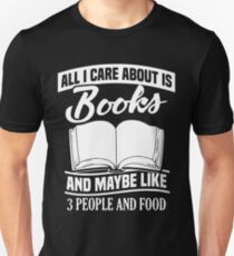 all I care about is books nerd t-shirts Unisex T-Shirt