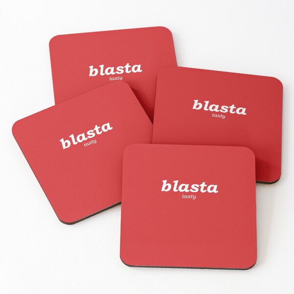 Item preview, blasta Scottish Gaelic translation tasty in red designed and sold by Mamaidh Made.