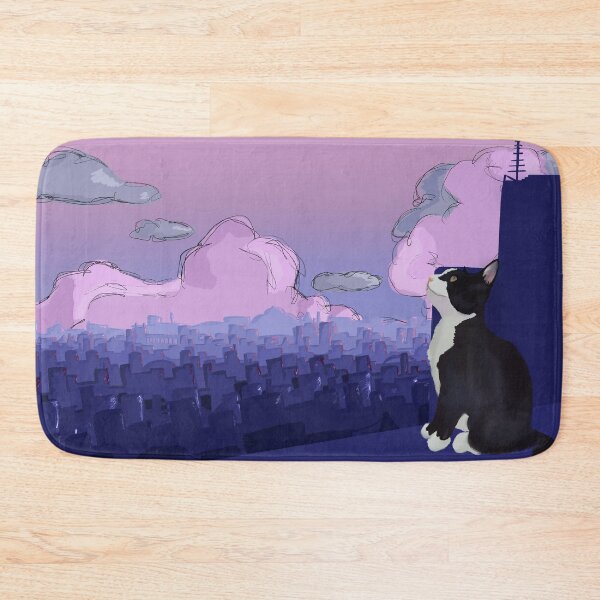 Item preview, Tuxedo Cat In The City designed and sold by Marrascaud.